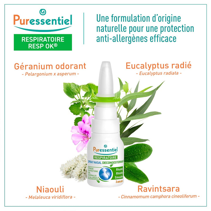 Puressentiel Respiratory Nasal Breathing Spray 15ml (0.51fl oz)