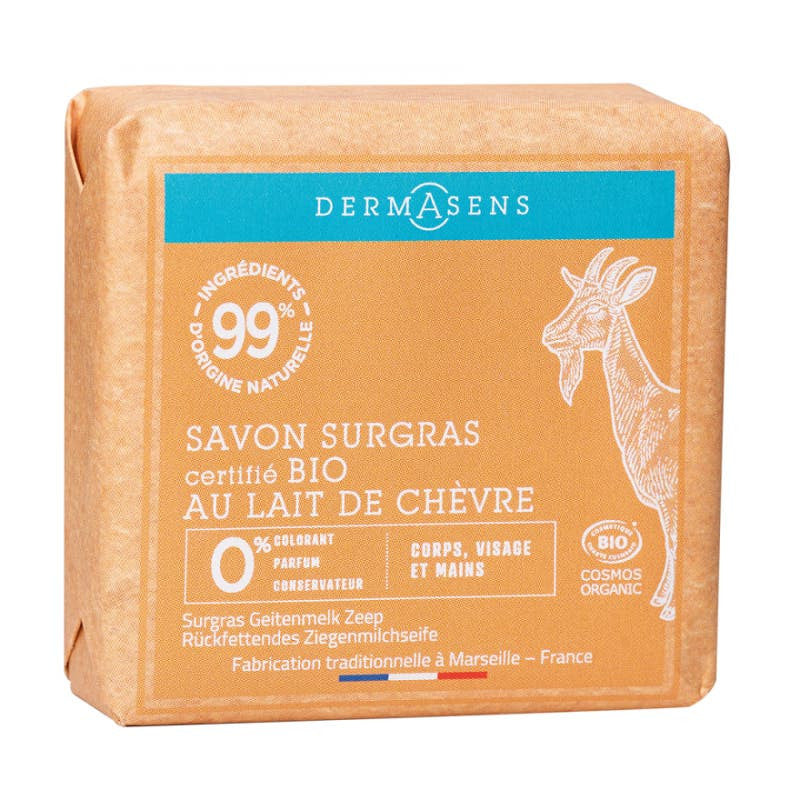 Savons surgras au lait de chèvre bio Dermasens 100 g (3,52 oz) 