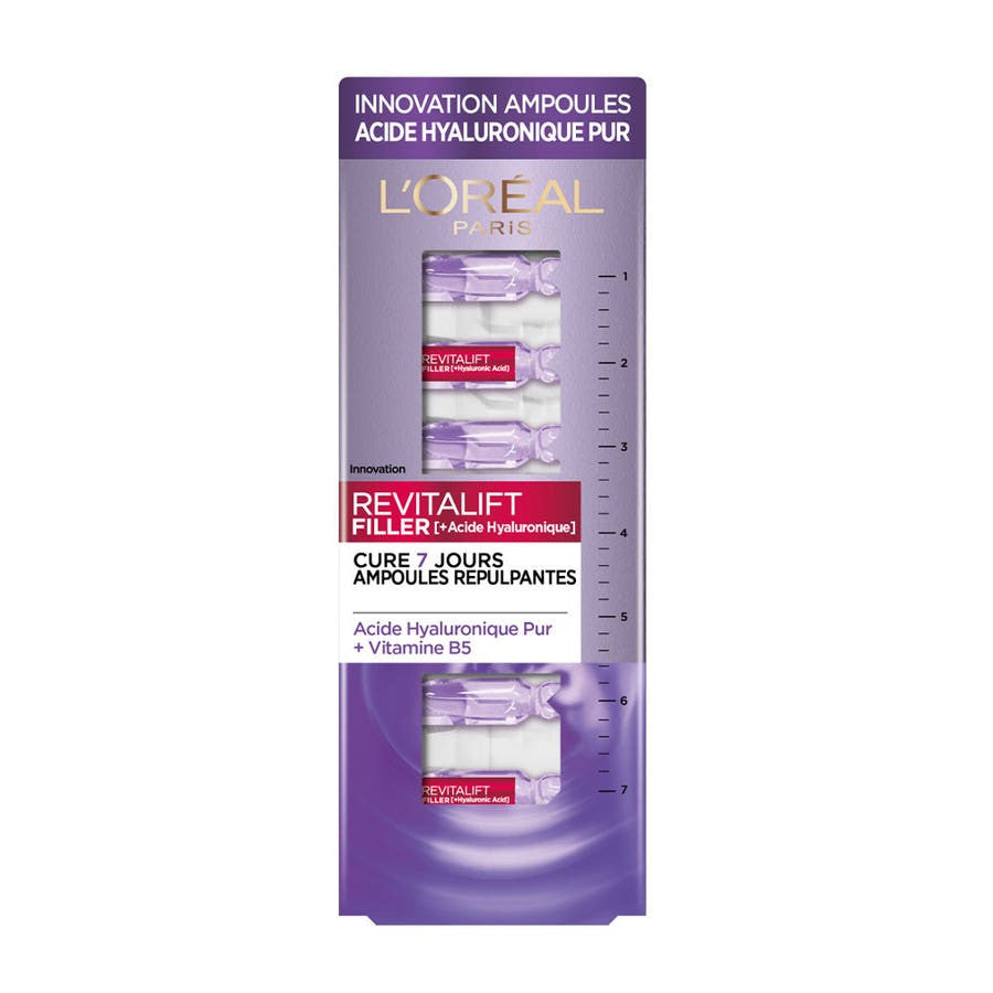 L'Oréal Paris Revitalift Filler 7-day course of treatment Plumping Ampulas 1,3ml x7 (0.04fl oz x7)