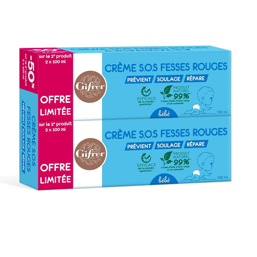 Gifrer SOS Baby Red Bottom Cream 2x100ml