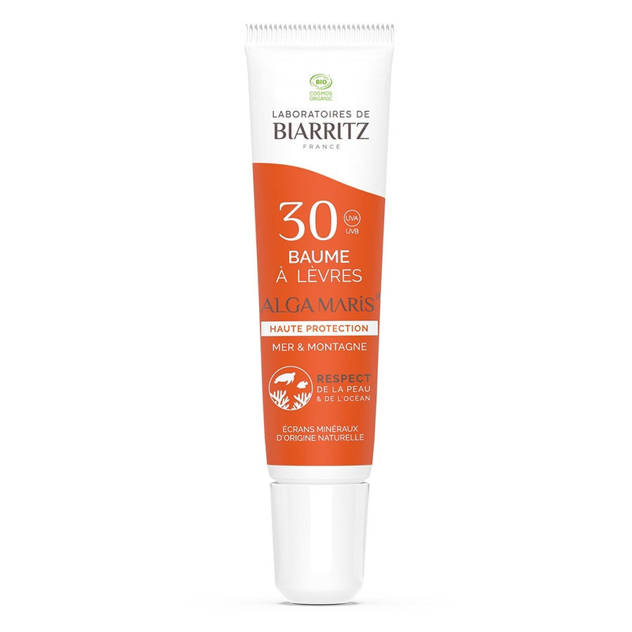 Laboratoires De Biarritz Organic Sun Care Lip Balm High Protection Sea & Mountains SPF30 15ml (0.50fl oz)