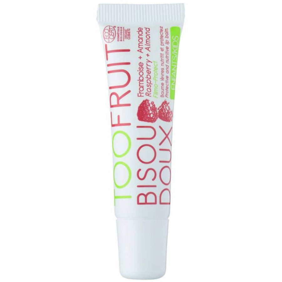 Toofruit Bisou Doux Baume à Lèvres Nourrissant Protecteur Framboise et Amande 10 ml (3,38 fl oz) 