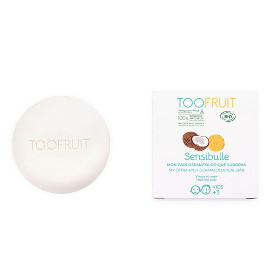 Toofruit Sensibulle Pineapple and Coco Superfatted Dermatological Bar 85g (2.99 oz)