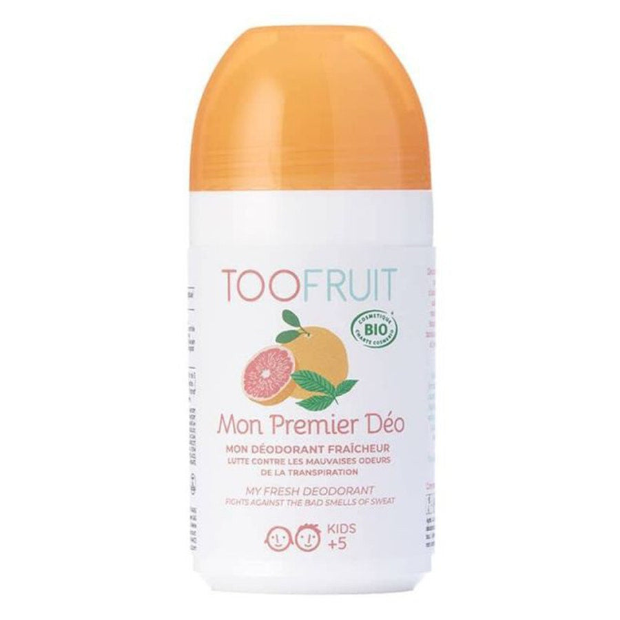 Toofruit Mon Premier Déo Déodorants Pamplemousse et Menthe pour Peaux Sensibles 50 ml (1,69 fl oz) 