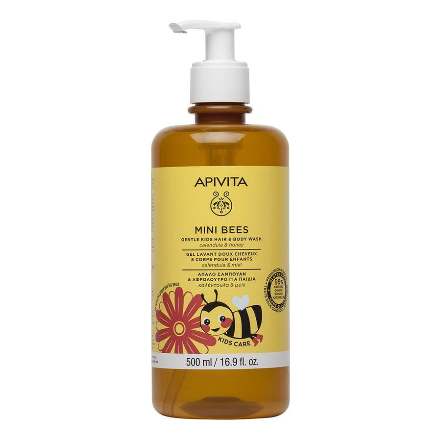 Apivita Mini Bees Gel douche doux pour enfants, 500 ml 