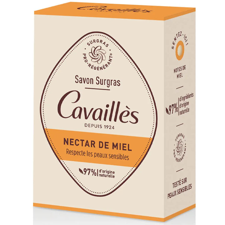 Rogé Cavaillès Extra-Rich Soap with Honey Nectar for Sensitive Skin 3x200g