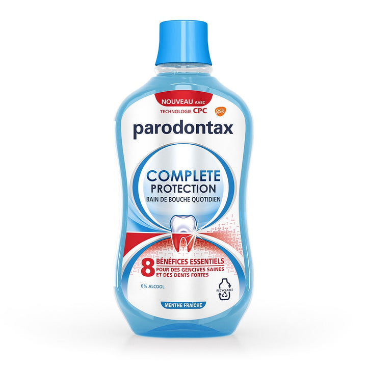 Parodontax Complete Protection Mouthwash alcohol-free fresh mint 500ml (16.91fl oz)