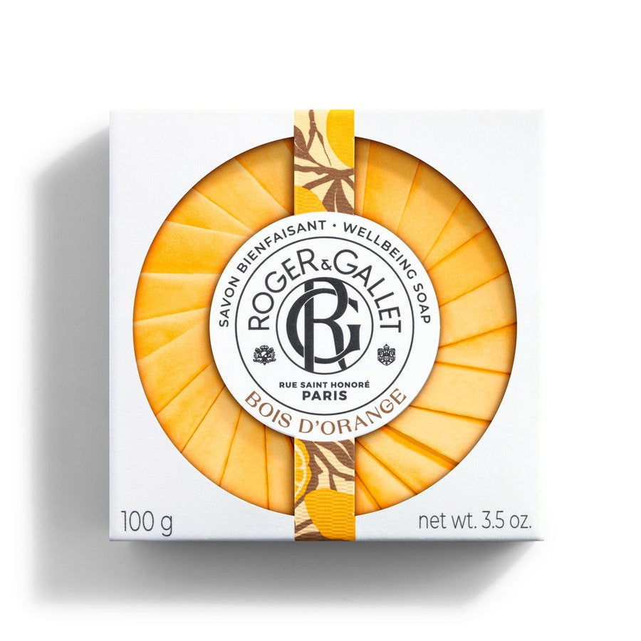 Savon parfumé au Bois d'Orange Roger &amp; Gallet à base de plantes 100 g (3,52 oz) 