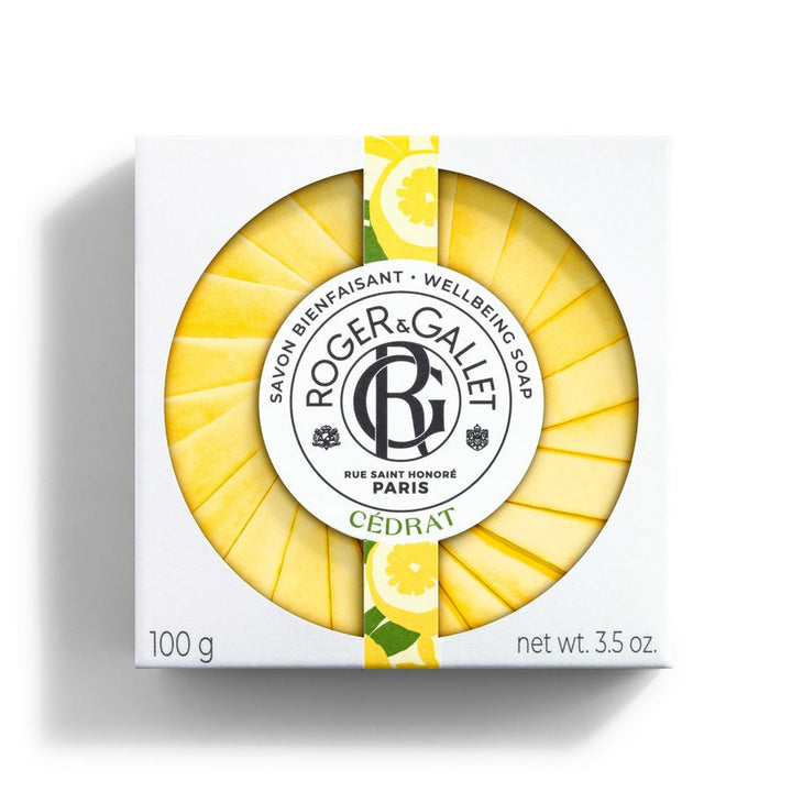 Roger & Gallet Cédrat Duftseife mit korsischer Zeder und Zitrone auf pflanzlicher Basis 100g