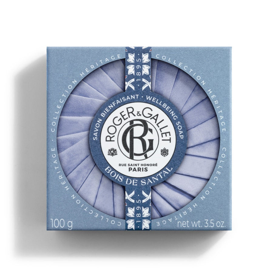 Savon parfumé au bois de Santal Roger &amp; Gallet, base végétale, 100 g (3,52 oz) 