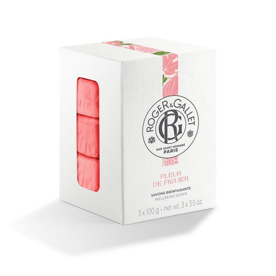 Roger &amp; Gallet Fleur De Figuier Savon Parfumé À La Fleur De Figuier 100% Base Végétale 100g (3,52 oz) 