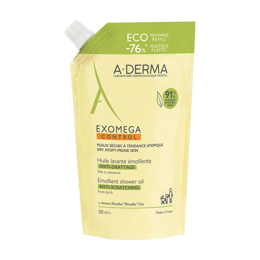 A-Derma Exomega Control Anti-scratch Emollient Cleansing Oil