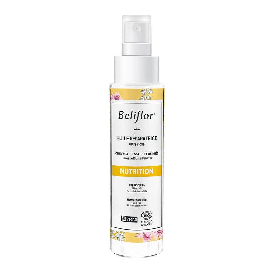 Huile Réparatrice Beliflor Nutrition Cheveux Très Secs 125 ml 