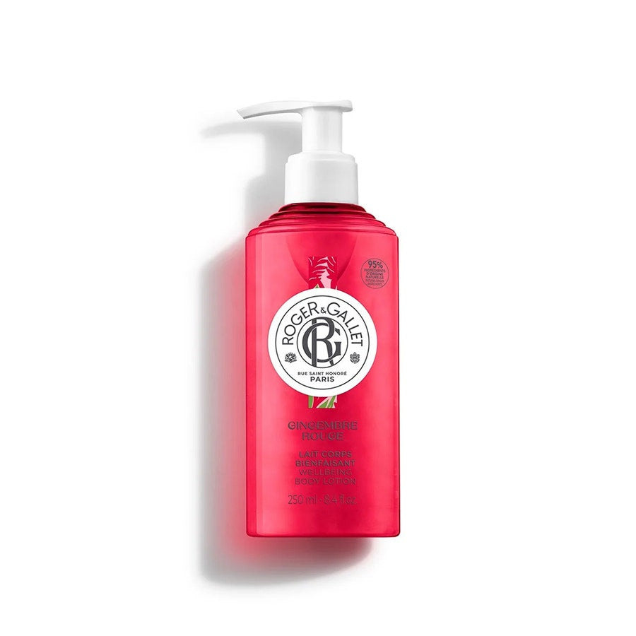 Roger&amp;Gallet Gingembre Rouge Lait Corps Bien-Être 250 ml (8,4 fl oz) 