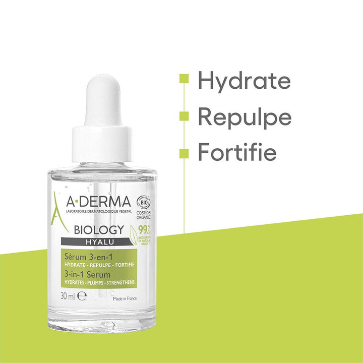 A-Derma Biology 3 in 1 Serum Hyalu 30ml (1.01fl oz)
