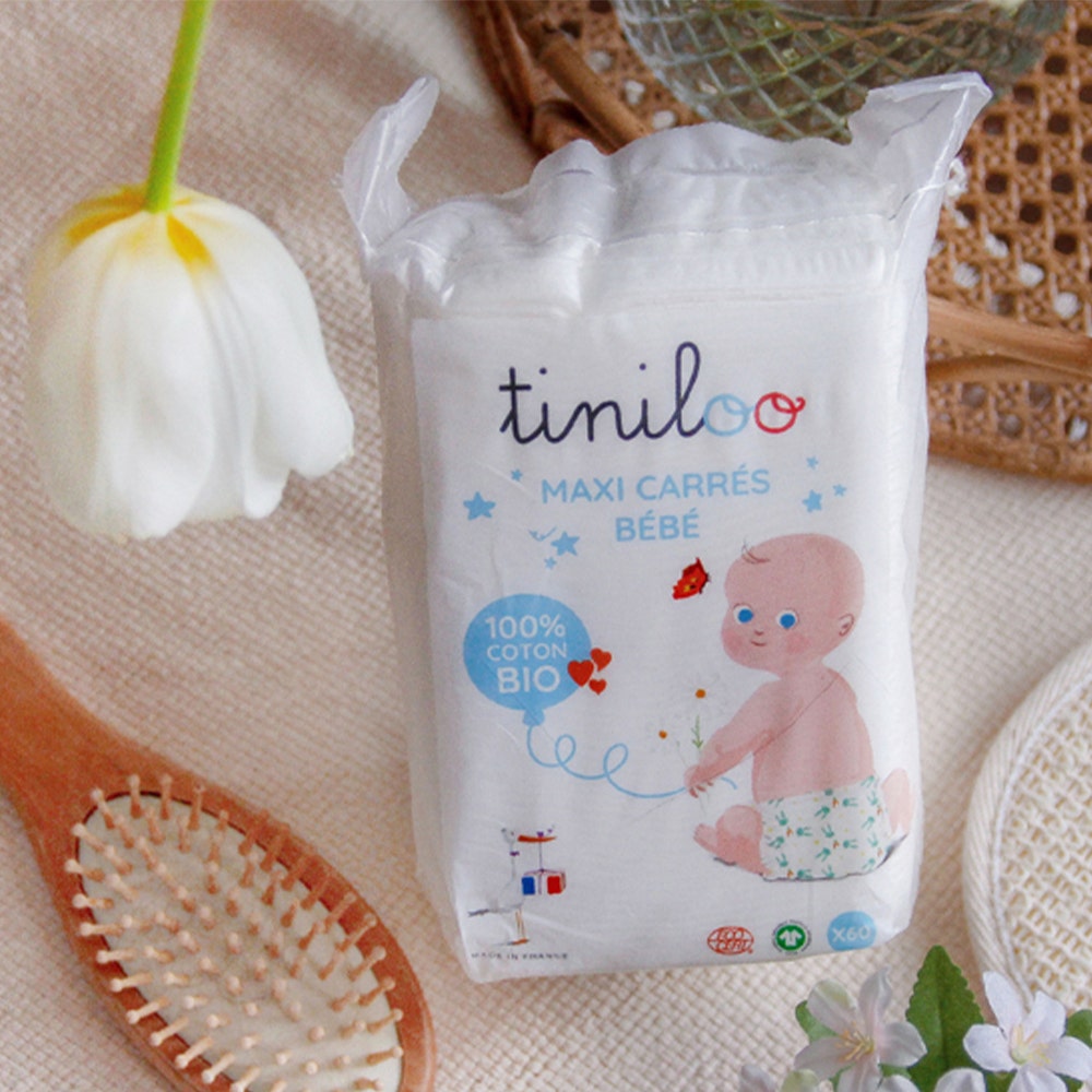 Tiniloo Bioes Organic Cotton Squares x60