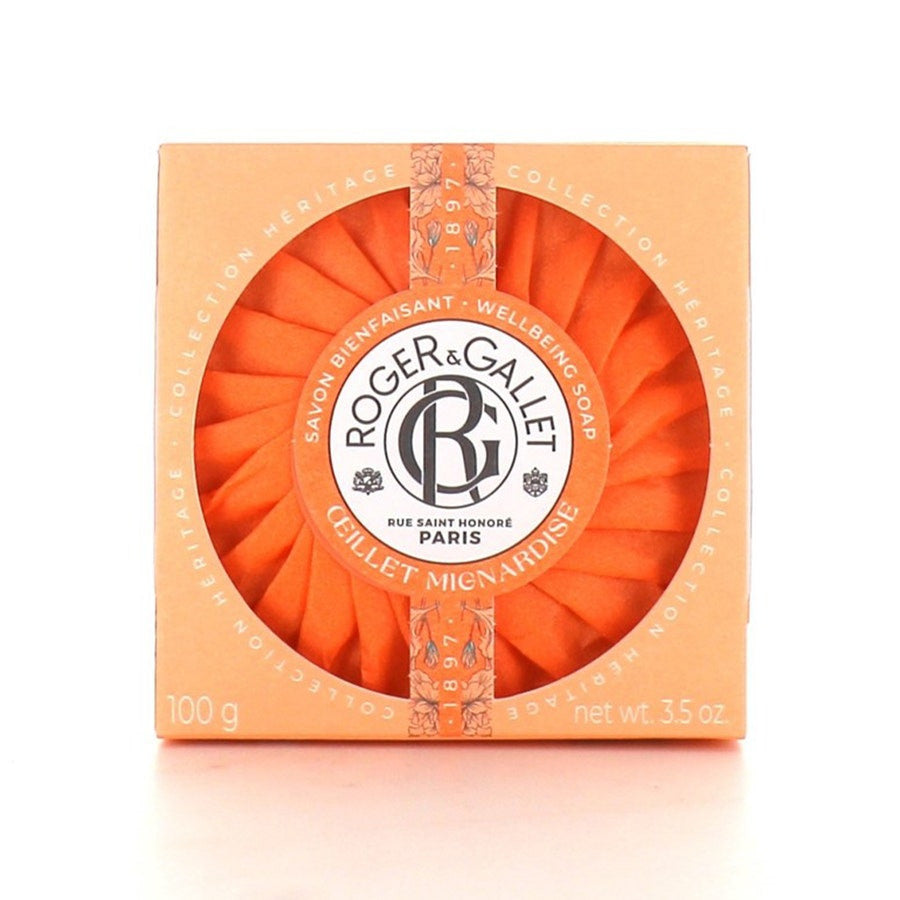 Roger &amp; Gallet Oeillet Mignardise Savon Parfumé Oeillet Base Végétale 100g (3,52 oz) 