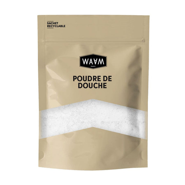 Recharge de poudre de douche Waam pour tous types de peau 70 g (2,46 oz) 