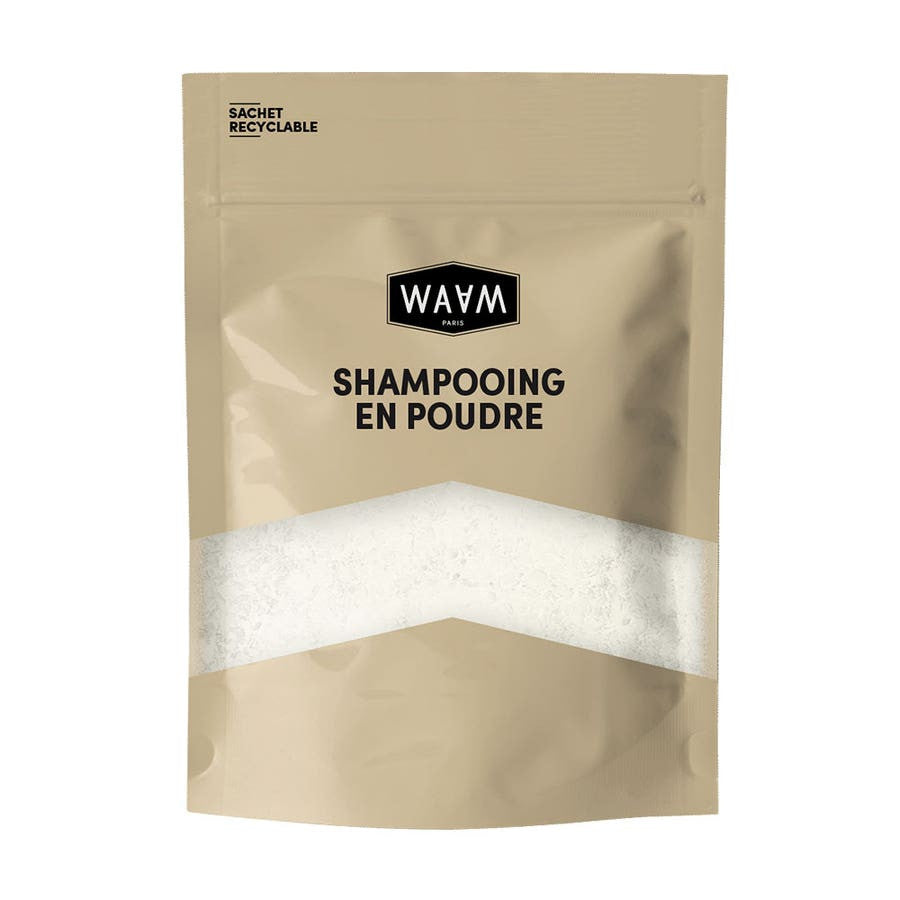 Recharge de shampoing en poudre Waam pour tous types de peau 70 g (2,46 oz) 