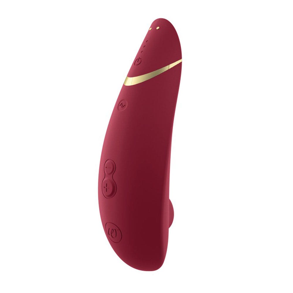 Womanizer Premium 2 Clitoral Stimulator Burgundy