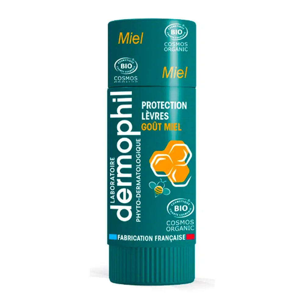 Dermophil Indien Protection Lip Balm Flavoured Dermophil Aromatisé 4g (0.14 oz) - FrenchBeautyHub