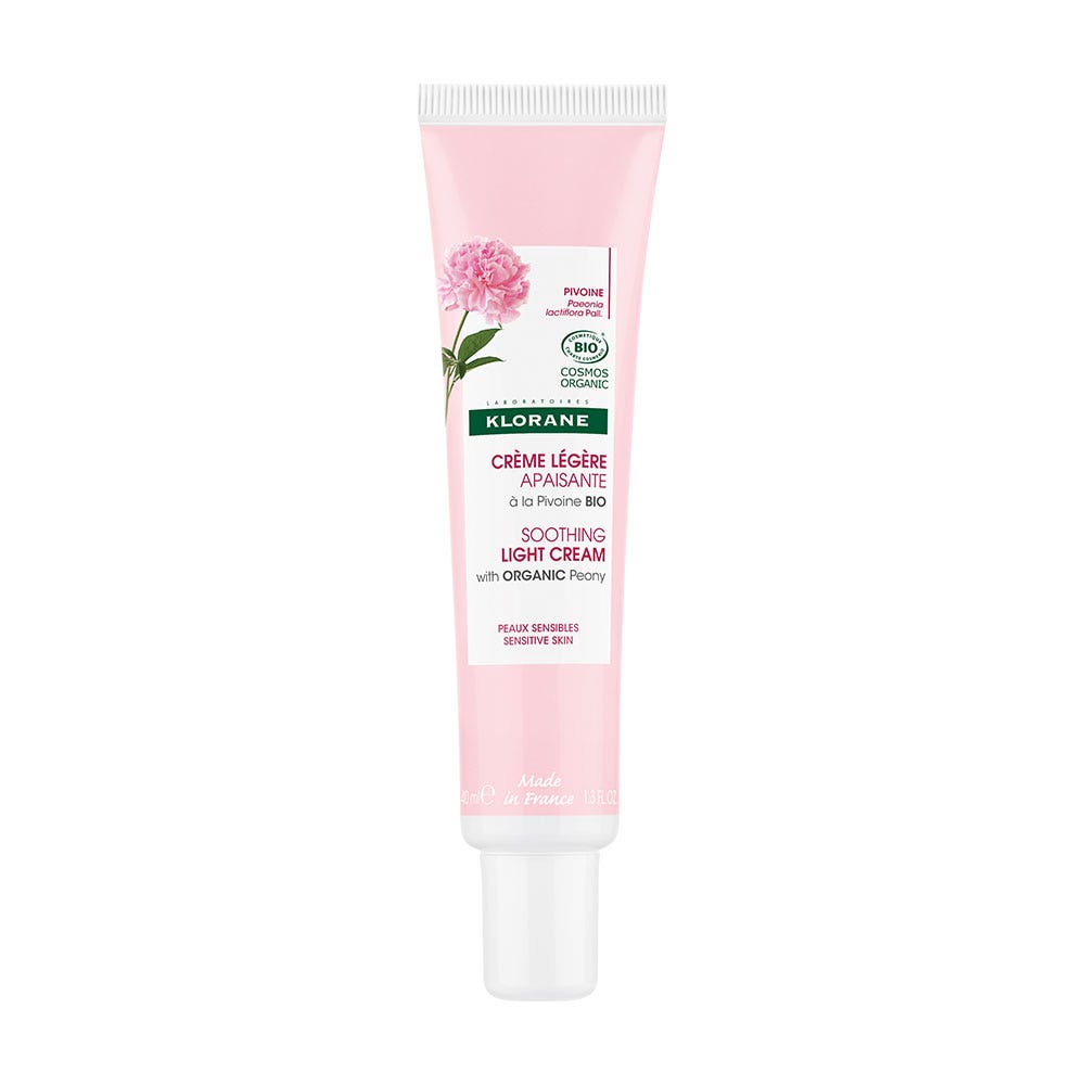Klorane Peony Bioes Soothing Light Cream Sensitive Skin 40ml (1.35fl oz)
