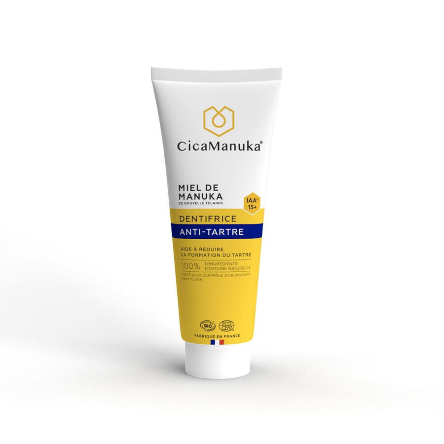 Cica Manuka IAA15+ Manuka Honey Toothpaste with 100% Natural Ingredients 75ml (2.53fl oz)