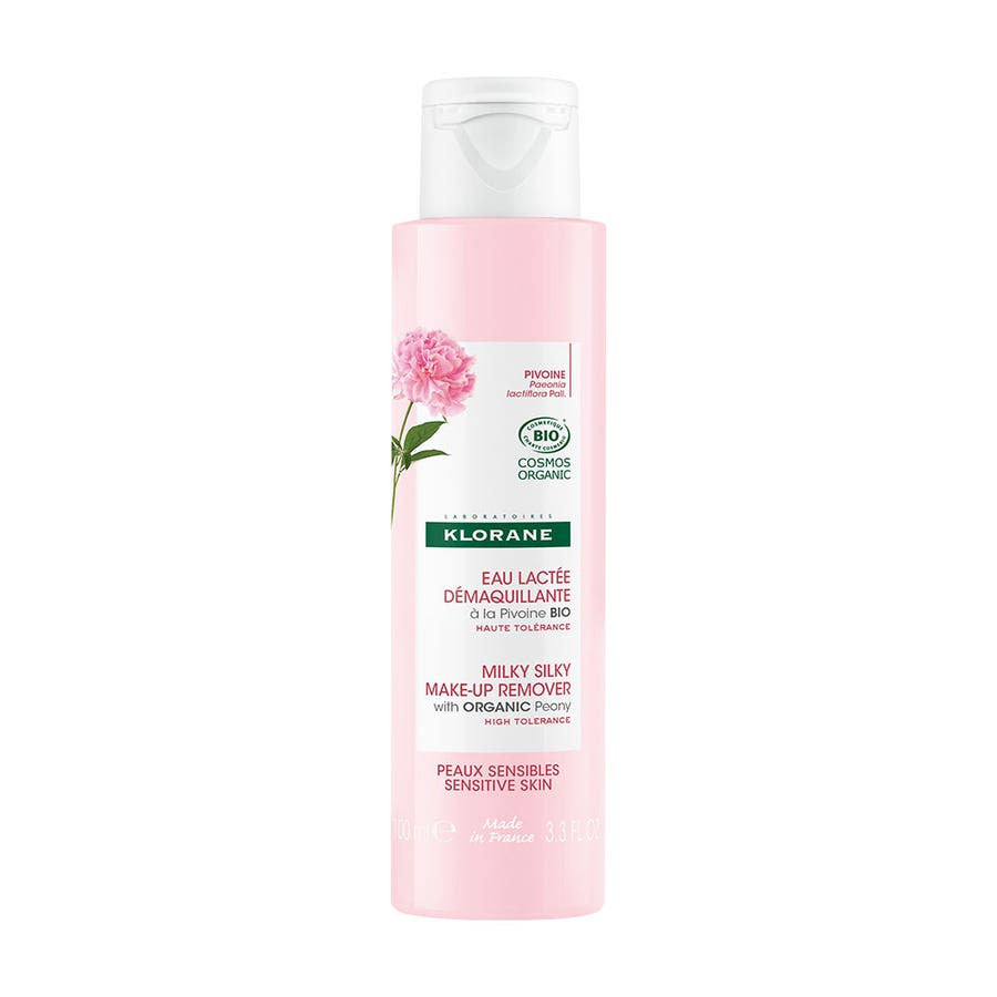 Klorane Lait Démaquillant Peau Sensible Pivoine Bio 100 ml 