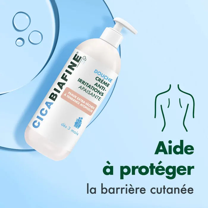 Cicabiafine Anti-Irritation Moisturizing Shower Cream 1l (33.81fl oz)