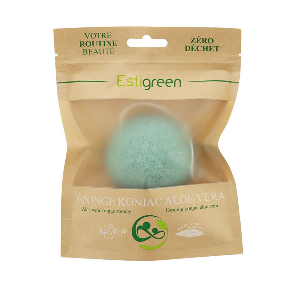 Estipharm Estigreen Konjac Aloe Vera Sponge Dry and Sensitive Skin