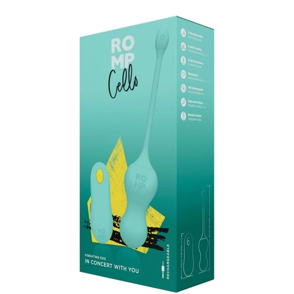 Romp Cello remote control vibrating egg