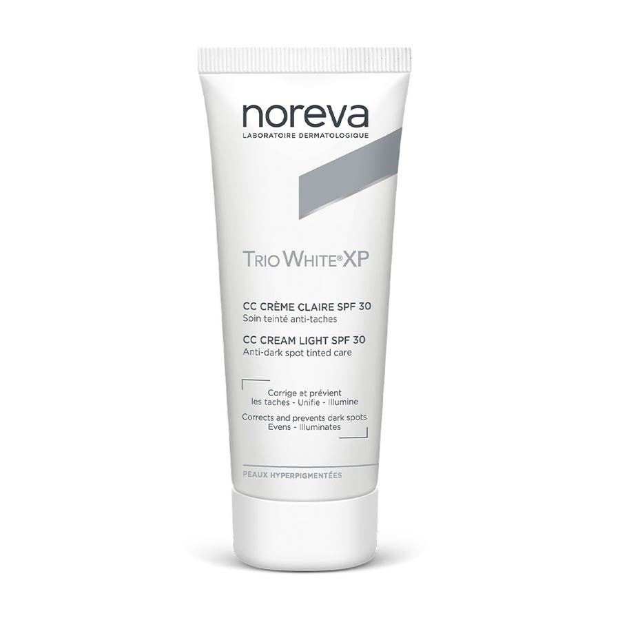 Crème CC légère Noreva Trio White XP Spf30 40 ml 