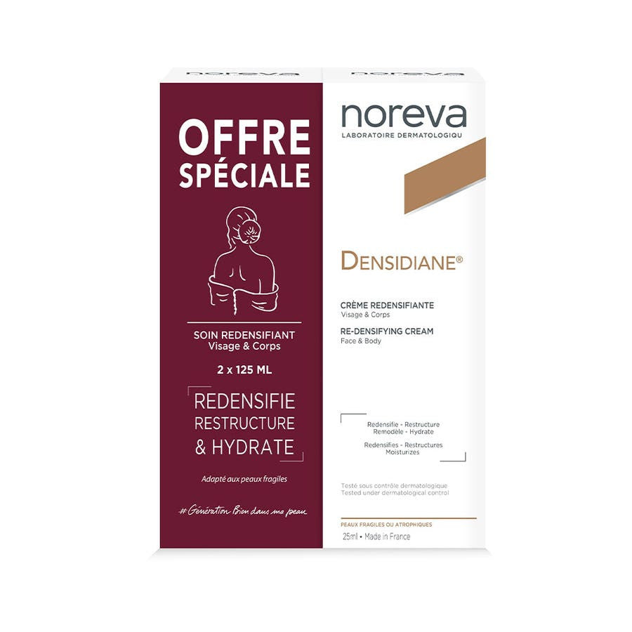 Noreva Densidiane Crème Redensifiante 125 ml x2 (4,22 fl oz x2) 