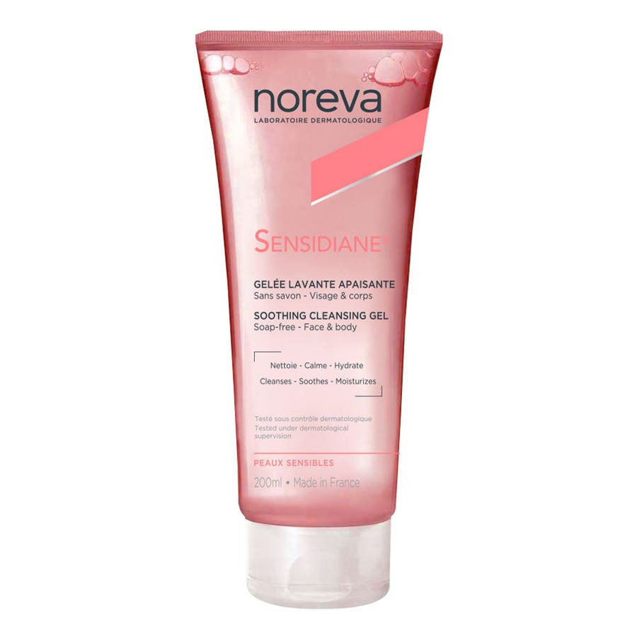 Noreva Sensidiane Gel Nettoyant Apaisant 200 ml (6,76 fl oz) 