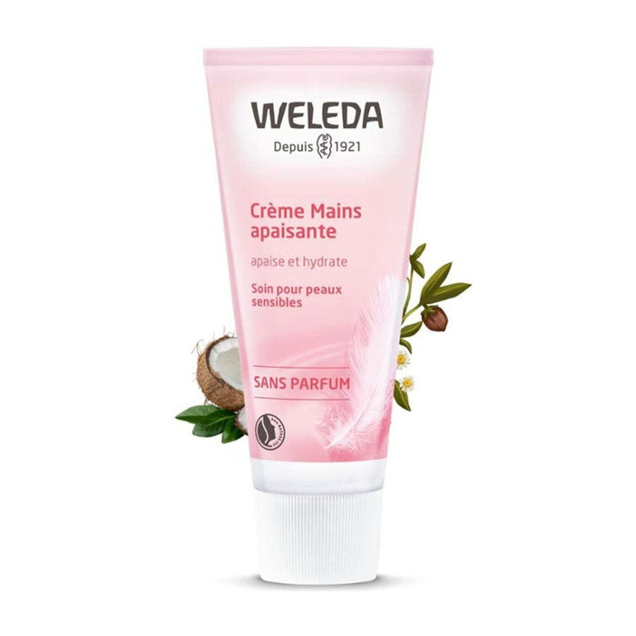 Weleda Crème Mains Apaisante Peaux Irritées 50 ml 