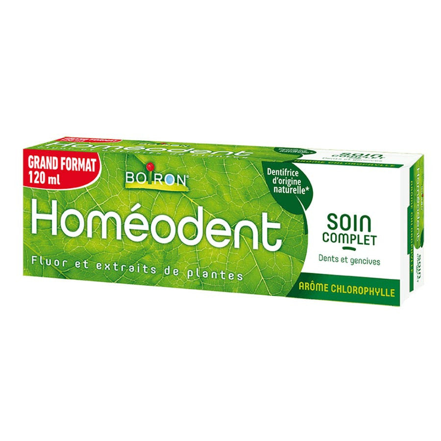 Dentifrice Boiron Homeodent Soin complet des gencives Chlorophylle 120 ml (4,05 fl oz) 