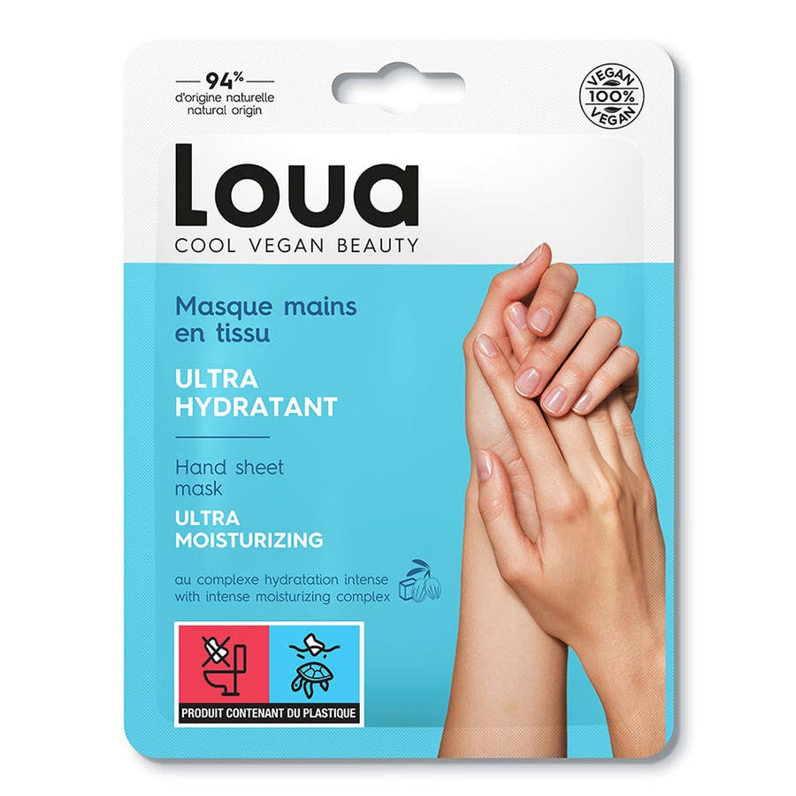 Loua Fabric Hand Masks for Hydrating Dry Skin x1