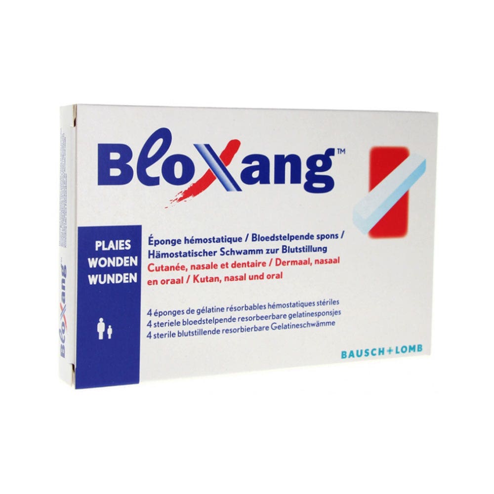 Bausch&Lomb Bloxang Hemostatic Sponge x4