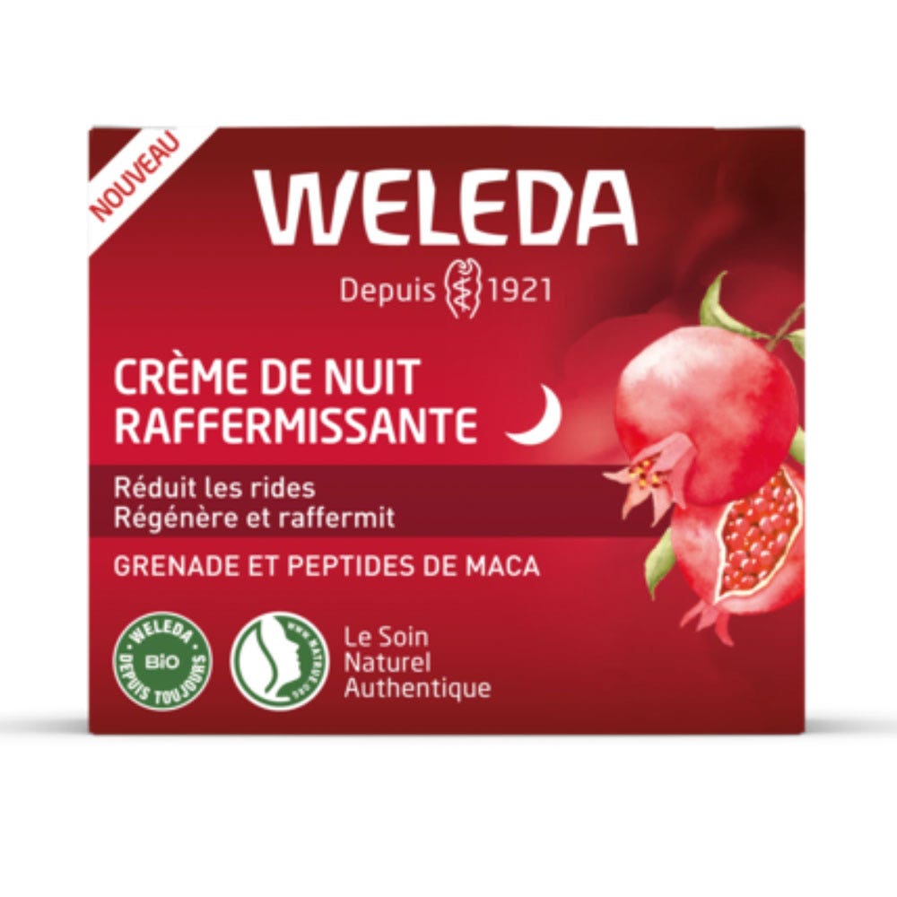 Weleda Pomegranate Firming Night Cream and Maca Peptides 40ml (1.35fl oz)
