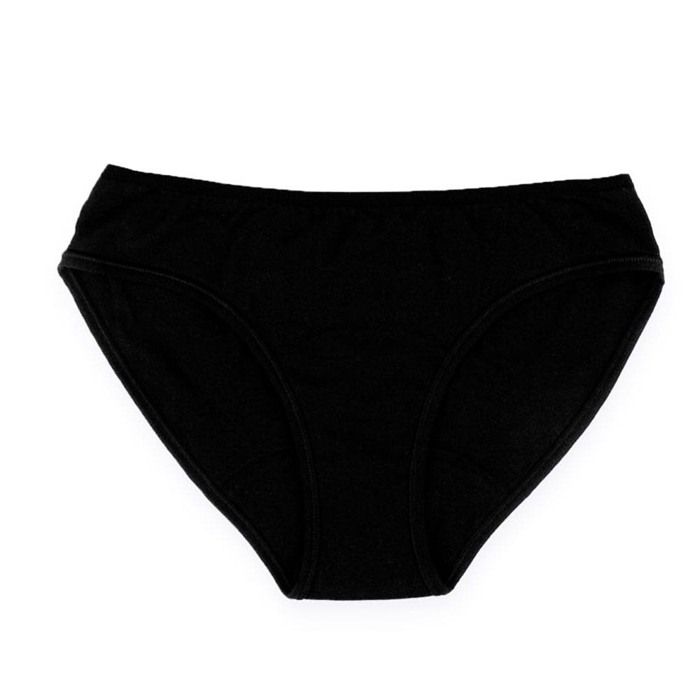 Jho Normal Flow Menstrual Panties Black organic cotton