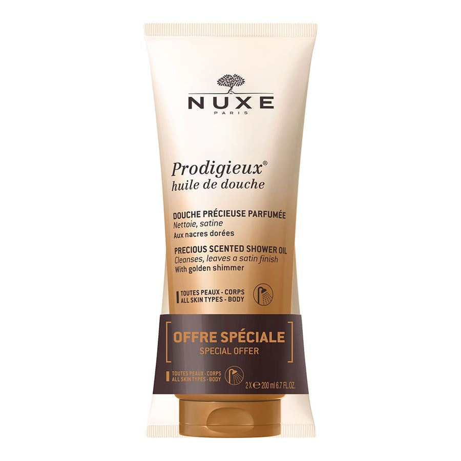 Nuxe Prodigieux¨ Shower Oil 200ml x2(6.76fl oz x2)