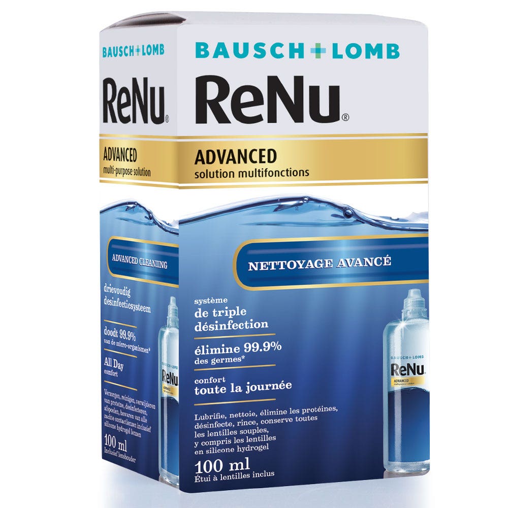 Bausch&Lomb Renu Renu Advanced Multifunction Solution 100ml (3.38fl oz)