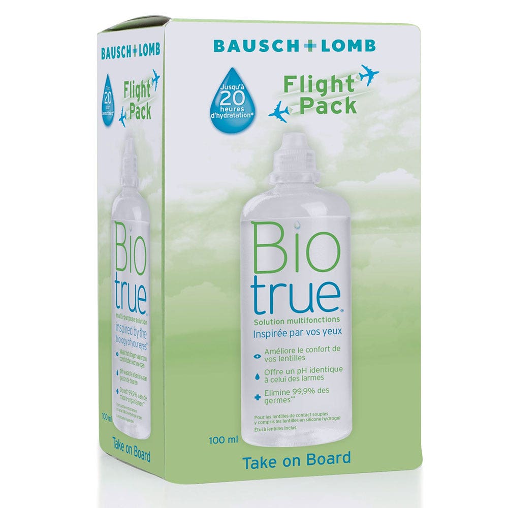 Bausch&Lomb Biotrue Flight pack 100ml (3.38fl oz)