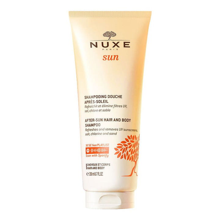 NUXE Sun Shampoing Corps et Cheveux Après-Soleil aux Fleurs de Soleil et d'Eau 