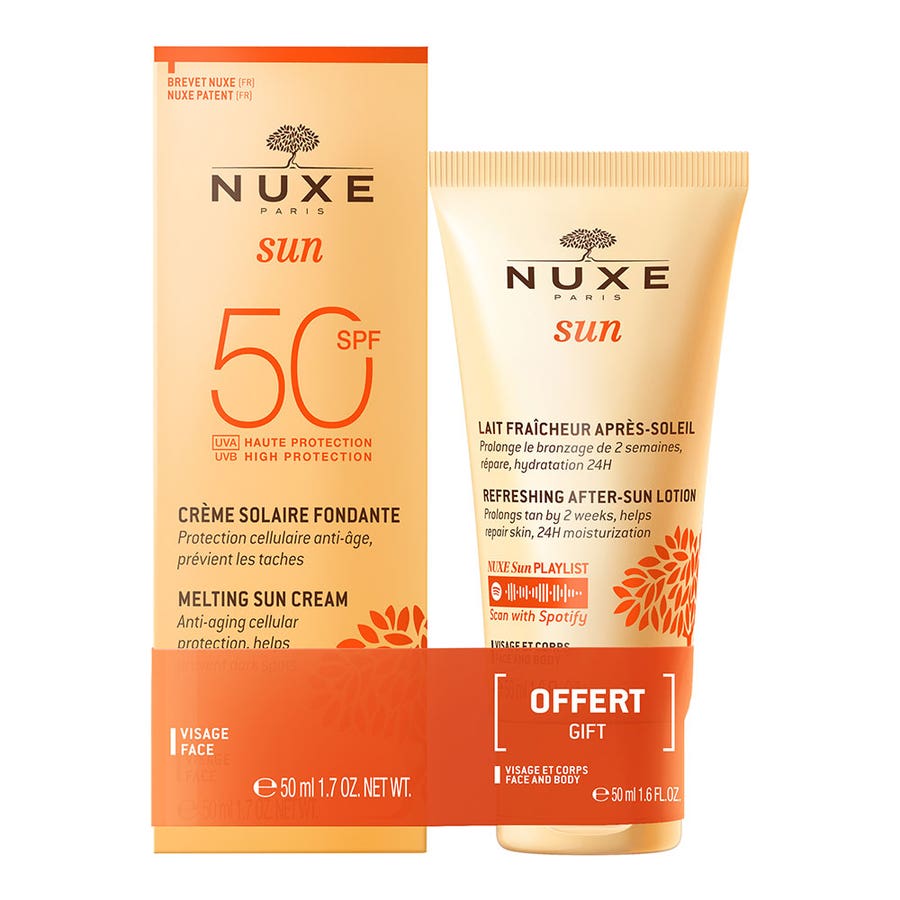 Nuxe Sun Melting Cream SPF50 + Refreshing After-sun 50ml (1,69fl oz)