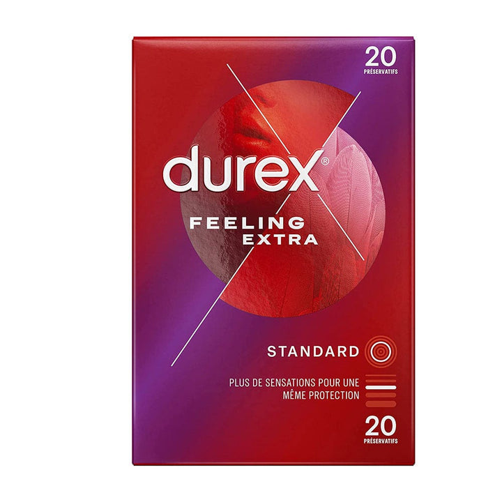 Durex Feeling Condoms Extra Thin And Lubricated X16 Extra x20