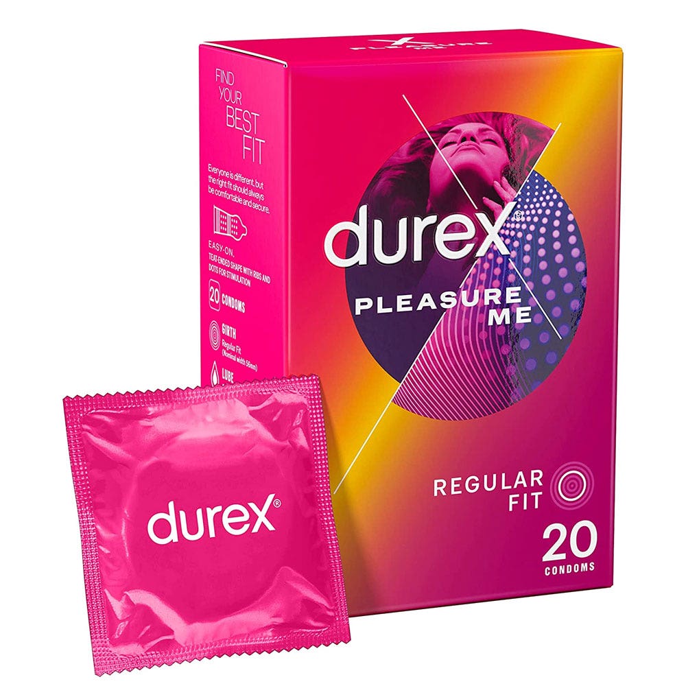 Durex Pleasure Préservatifs Ultra Perlée Me x20