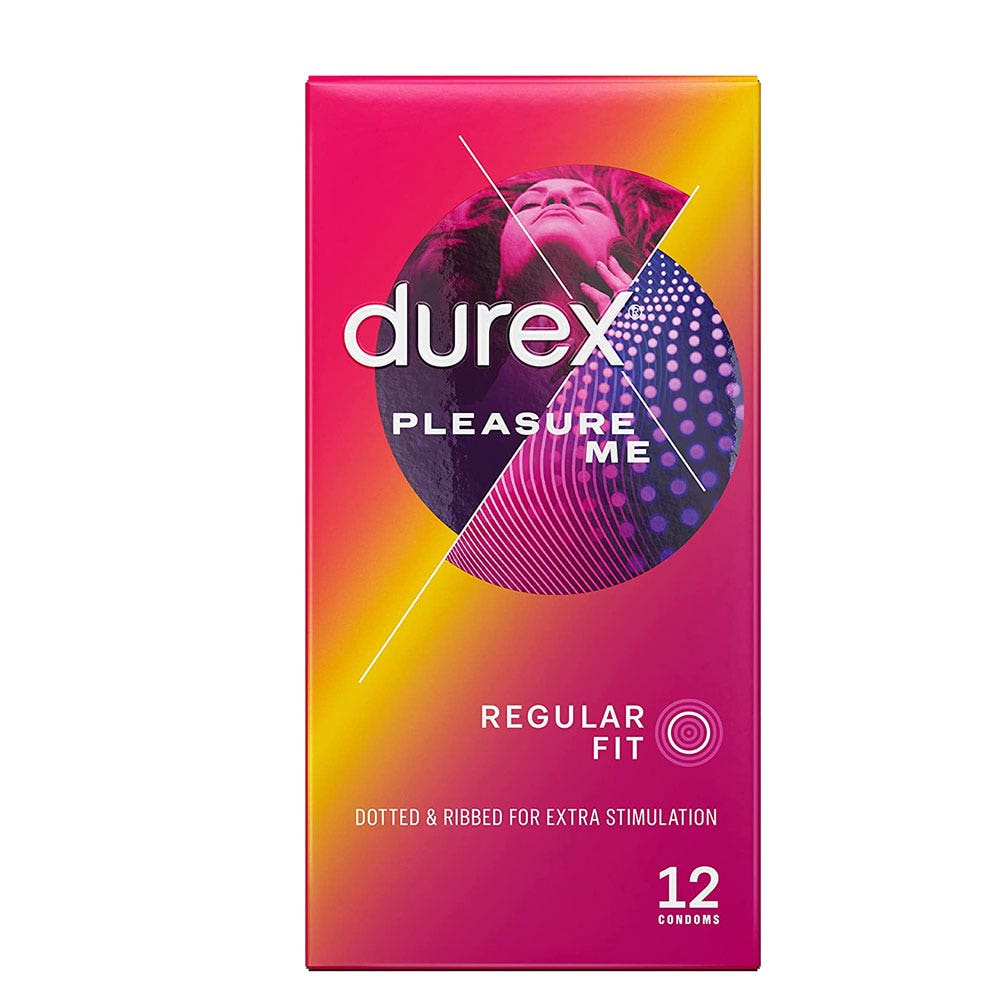 Durex Pleasure Ultra-pearl textured condoms textured for extra sensation, 12-pack 12 units