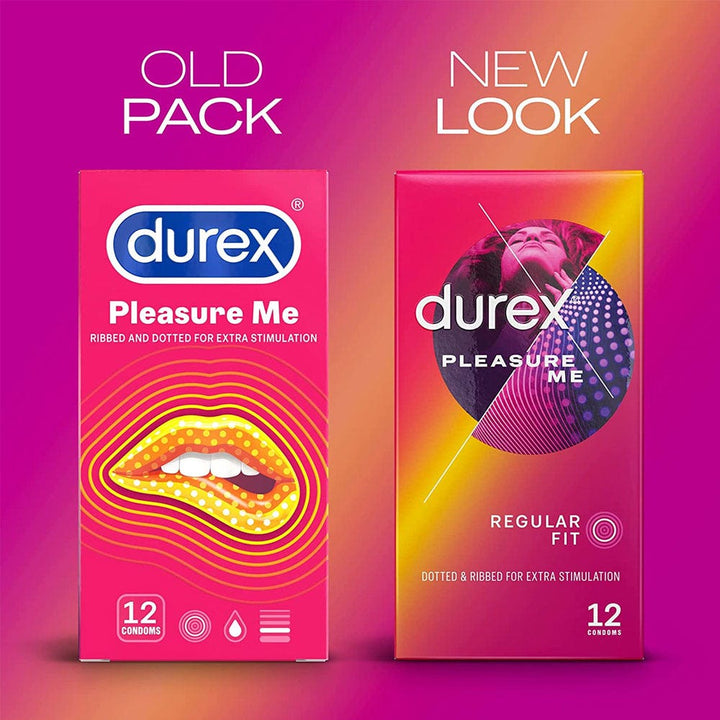 Durex Pleasure Ultra-pearl textured condoms textured for extra sensation, 12-pack 12 units