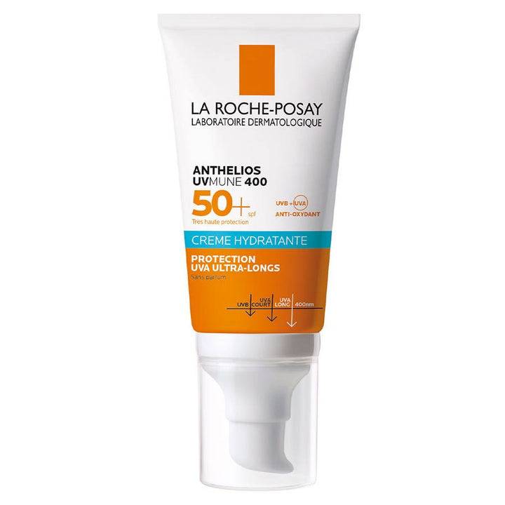 La Roche-Posay Anthelios UVMune 400 Hydrating Cream SPF50+ Fragrance-Free 50ml tube